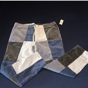 Pacsun men’s xl courdoroy patchwork pants. New